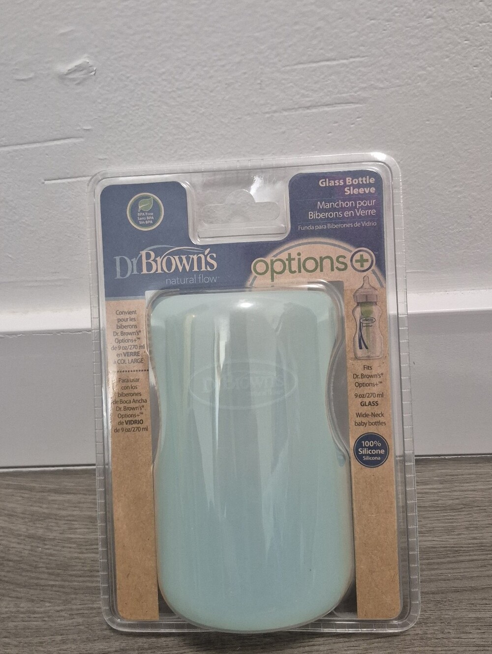 *5/25* NEW Dr. Brown's Natural Flow Options+ Glass Bottle Sleeve